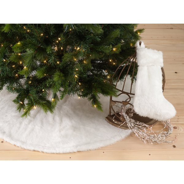 Fennco Styles Faux Fur Tree Skirt Wayfair